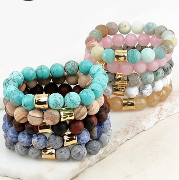 Natural stone Bracelet bead stretch - Picture 4 of 8